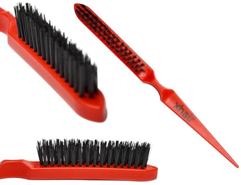 Szczotka do tapirowania czerwona 