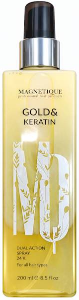 MAGNETIQUE Gold&Keratin odżywka 2fazowa 200ml