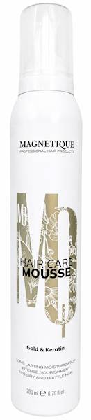 MAGNETIQUE Gold&Keratin hair care mousse 200ml