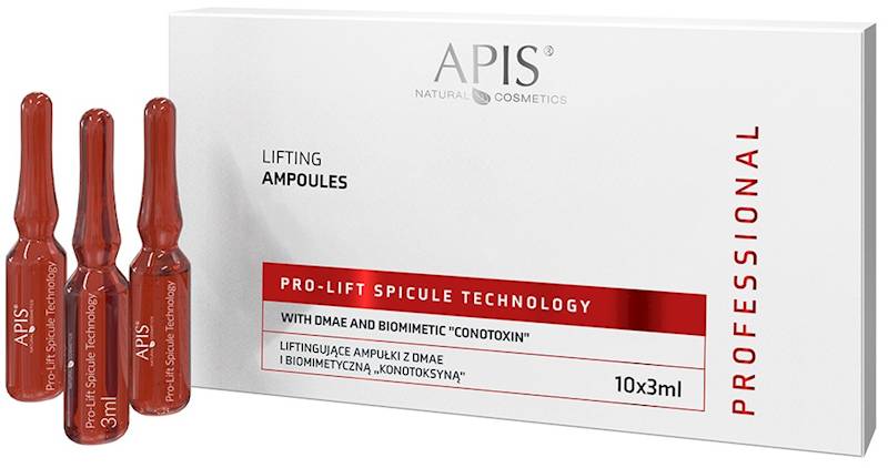 APIS PRO-LIFT ampułki z dmae i konotoksyną 10x3ml 