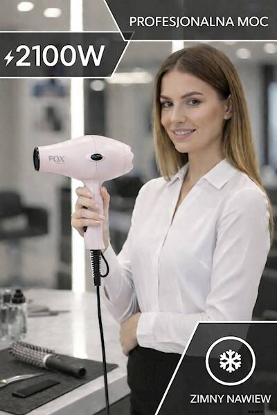 FOX Suszarka SMART FRONT Ice ROSE 2100W