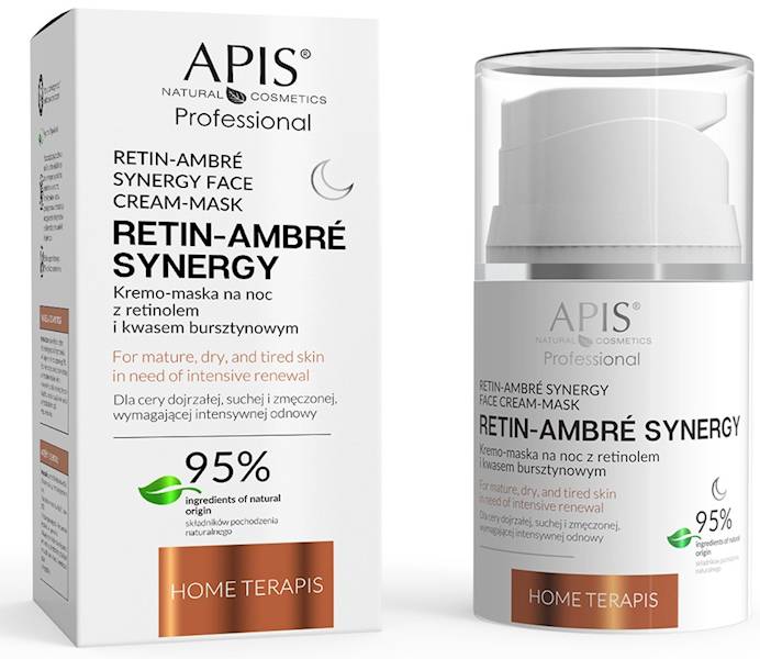 APIS Retin-ambre kremo-maska na noc retinol 50ml