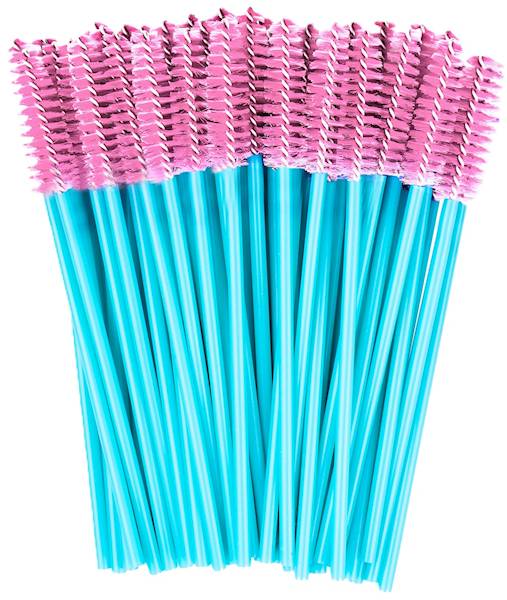 CLAVIER Szczoteczka turkusowo-różowa 50szt 