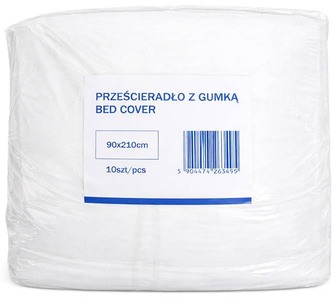 Prześcieradło z gumką 90x210cm 10 sztuk
