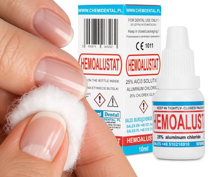 Płyn hamowanie krwawienia skórek Hemoalustat 10ml