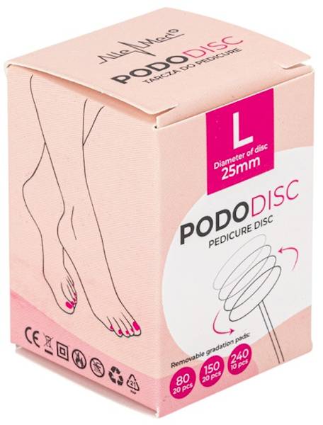 Dysk do pedicure Pododisk+ nakładki tarcze L 25mm