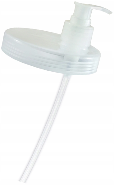 Nakrętka +Pompka do masek fi95 TRANSPARENT komplet