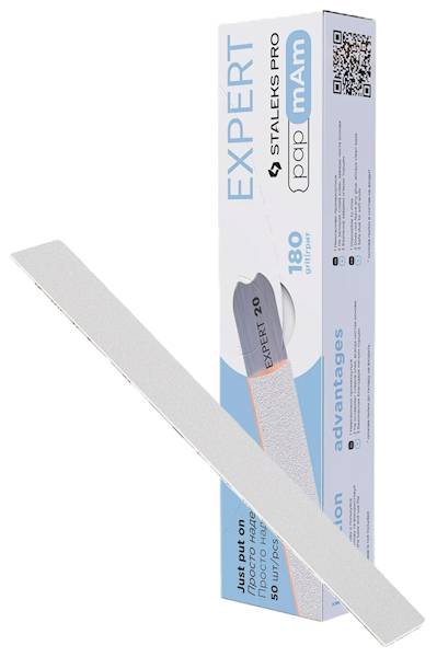 STALEKS Pilniki wymienne białe EXPERT 22#180 50szt