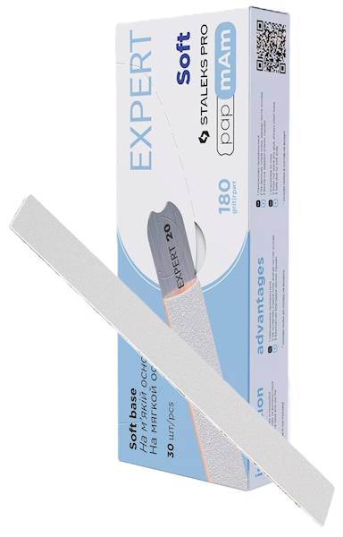 STALEKS Pilniki wymienne białe EXPERT 20#180 25szt