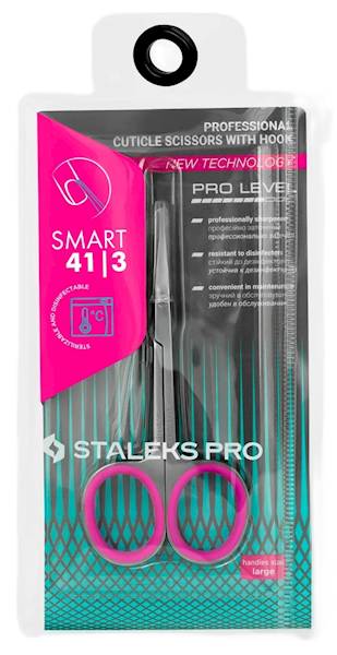 STALEKS Nożyczki do skórek haczyk SMART 41 type 3