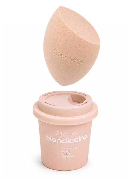 CLAVIER gąbka BLENDICCINO/Caffe Latte ścięta ETUI