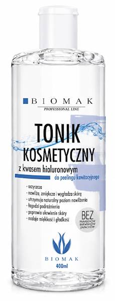 BiOMAK Tonik kosmetyczny kwas hialuronowym 400ml