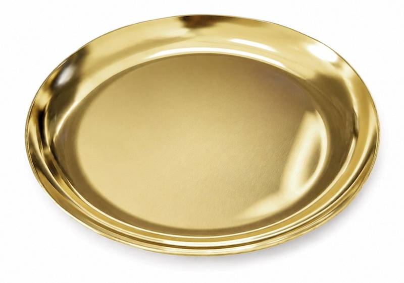 TACKA metalowa na narzędzia okrągła ZŁOTA 