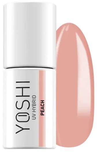 YOSHI Lakier hybrydowy UV 001-  PEACH  6ml