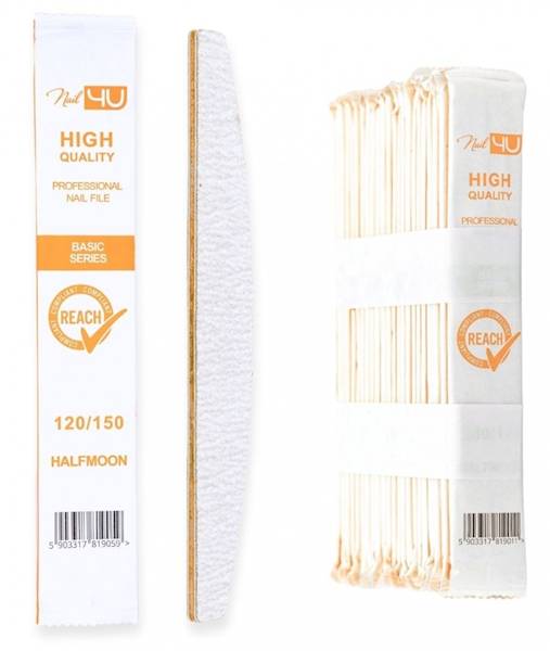 Nail4U Pilnik Basic łódka 120/150 25szt