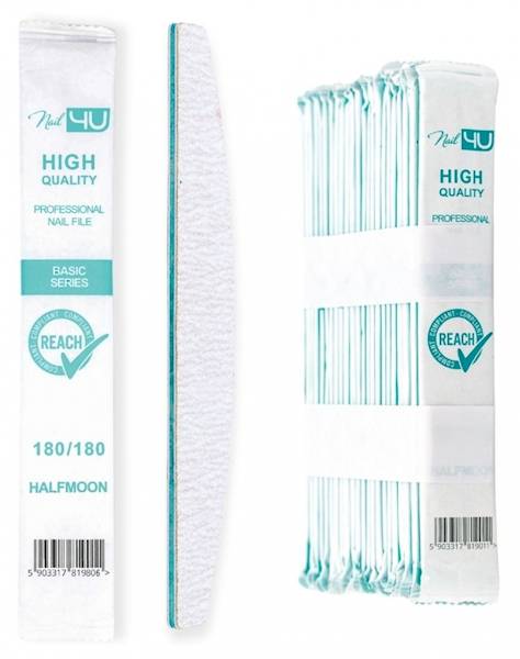 Nail4U Pilnik Basic łódka 180/180 25szt