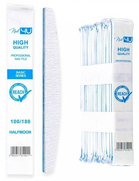 Nail4U Pilnik Basic łódka 100/180 25szt