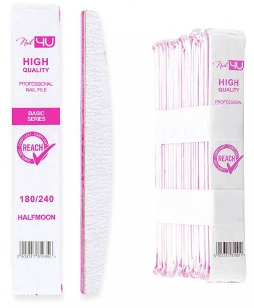 Nail4U Pilnik Basic łódka 180/240 25szt