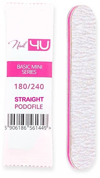 Nail4U Pilnik Podofile Basic prosty 180/240 25szt