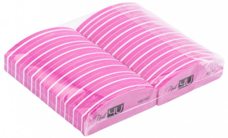 Nail4U Blok polerski mini Candy łódka 100/180 x20