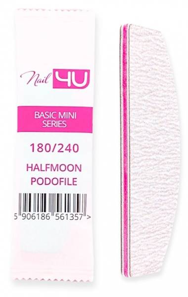 Nail4U Pilnik Podofile Basic łódka 180/240 25szt