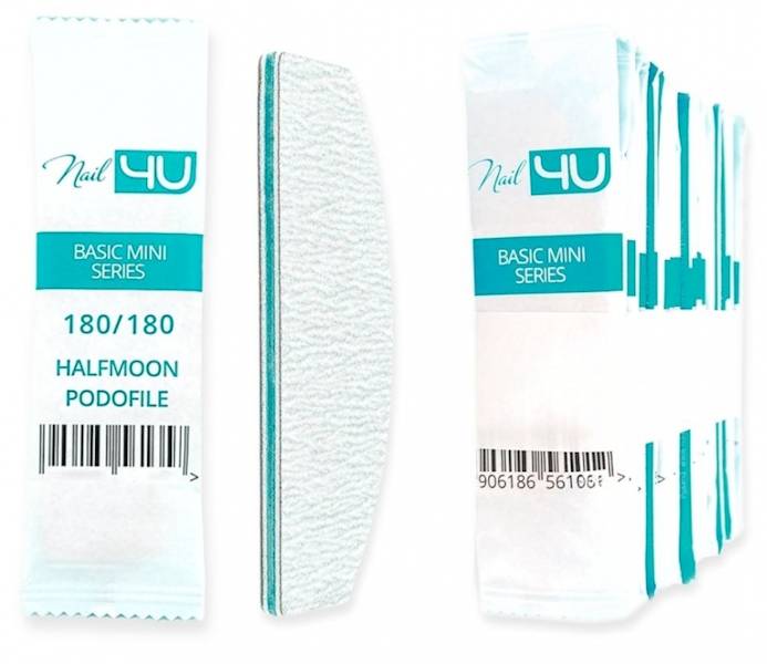 Nail4U Pilnik Podofile Basic łódka 180/180 25szt