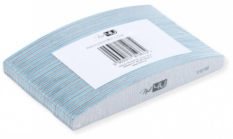 Nail4U Pilnik Basic Naked łódka 180/180 25szt