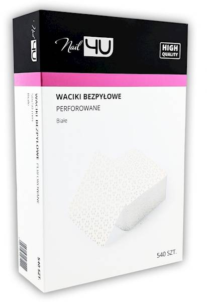 Nail4U Waciki bezpyłowe do paznokci 540szt