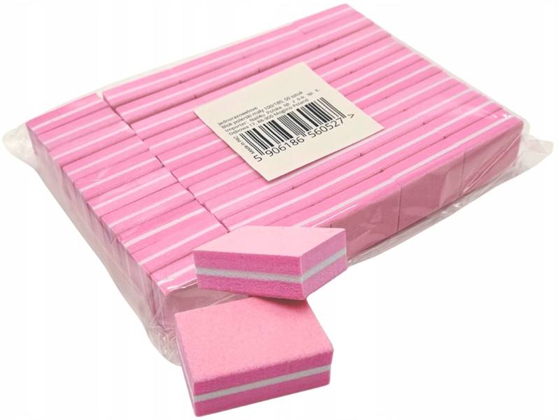 NAIL4U BLOK różowy mini kostka luksusowa 50 sztuk