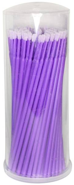 Nail4U APLIKATORY mikroszczoteczki FIOLET 100szt
