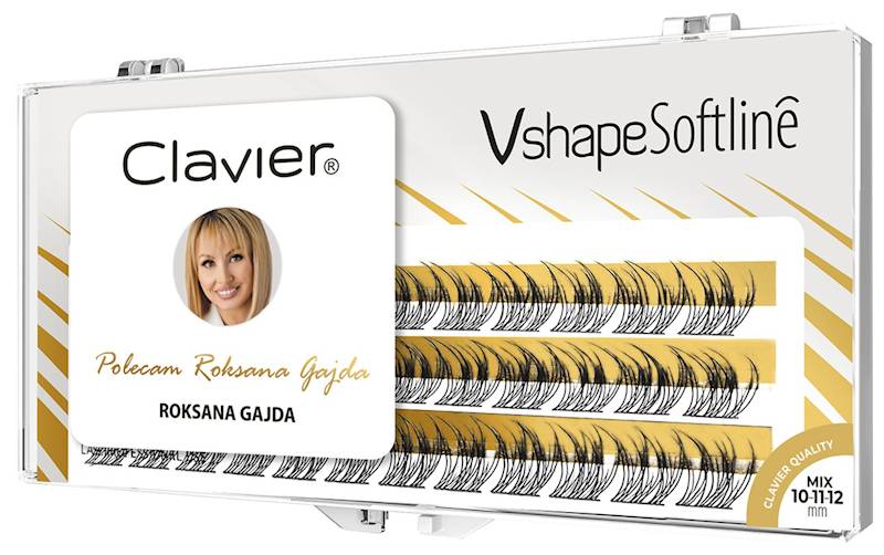 CLAVIER Rzęsy/Vshape Softline/MIX/10.11.12