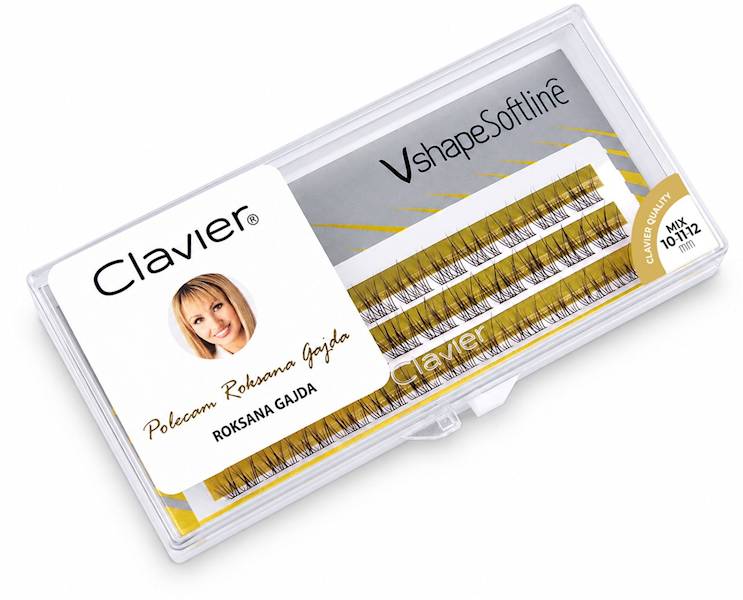 CLAVIER Rzęsy/Vshape Softline/MIX/10.11.12