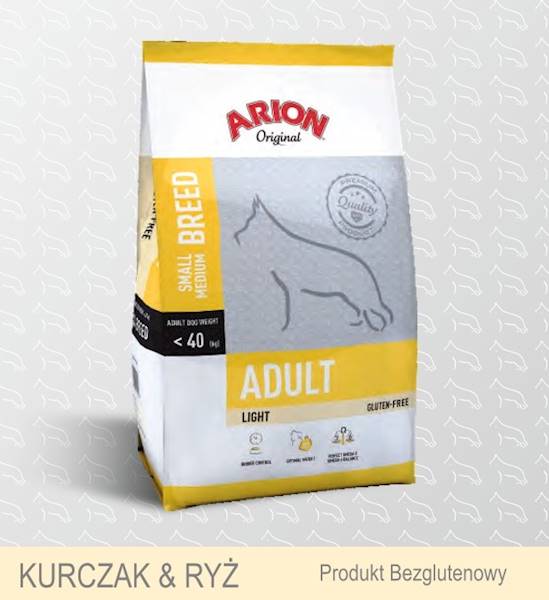 Arion Orig. dorosłe małe i średnie rasy Light 3 kg