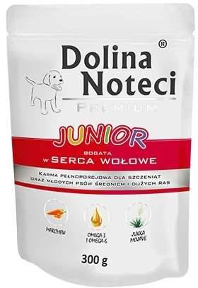 DOLINA NOTECI Prem Junior z sercami wołowymi 300g
