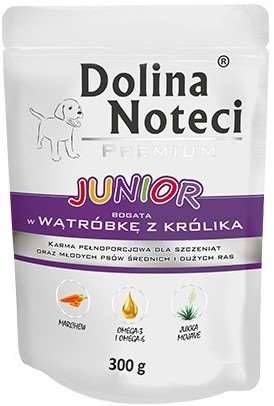 DOLINA NOTECI Prem Junior z wątróbką z królik 300g