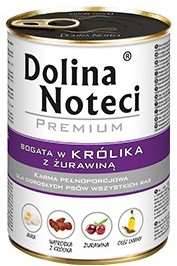 DOLINA NOTECI Premium królik z żurawiną 400g