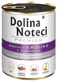 DOLINA NOTECI Premium królik z żurawiną 800g