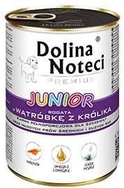 DOLINA NOTECI Prem Junior z wątróbką z królik 400g