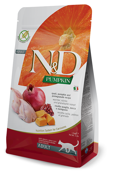 N&D Cat Pumpkin Quail&Pomegranate adult 300 gr