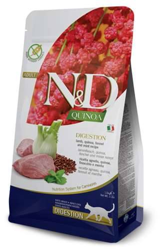 N&D Cat Quinoa Digestion Lamb,Cranber adult 300 gr