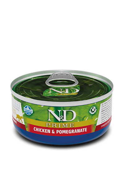 N&D PRIME CAT CHICKEN AND POMEGRANATE ADULT 70gr