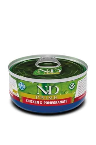 N&D PRIME CAT CHICKEN AND POMEGRANATE ADULT 70gr
