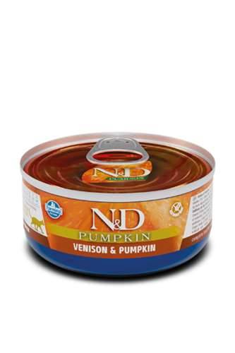N&D PRIME CAT VENISON & PUMPKIN ADULT 70gr