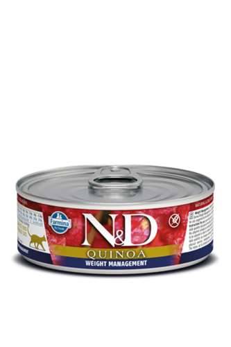 N&D CAT QUINOA WEIGHT MANAGEMENT ADULT 80gr