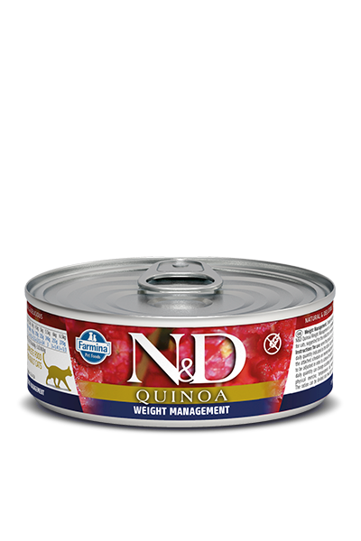 N&D CAT QUINOA WEIGHT MANAGEMENT ADULT 80gr