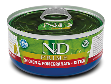N&D PRIME CAT CHICKEN & POMEGRANATE KITTEN 70gr