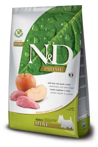 N&D Dog dzik, dynia i jabłko Adult mini 2,5 kg