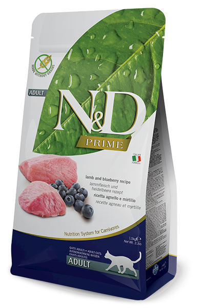N&D Prime Cat Lamb&Blueberry adult 1,5 kg