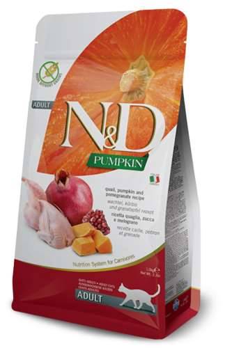 N&D Pumpkin Cat Quail&pomegranate adult 1,5 kg
