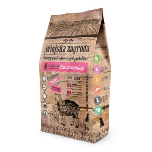 Wiejska zag. jagnięcina i szpinak  szczeniąta 2kg